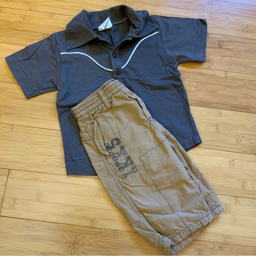 Kate Quinn Organic Cotton Button Down Shirt Set
